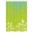 thumbnail image 1 of Dandelion Stall Shower Curtain, Dandelion Flower Pattern Wild North American Flowering Plant Summertime, Fabric Bathroom Set with Hooks, 54W X 78L Inches, Apple Green Seafoam, by Ambesonne, 1 of 1