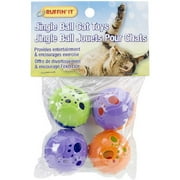 Jingle Bell Balls Cat Toy, 4 Count