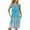Light Blue, variant on ZKCCNUK Women's Nightgowns & Sleepshirts Women Print with Pockets Sleep Shirts Sleeveless Sleepwear Pleated Front Nightshirt Round Neck Nightdress S-2XL