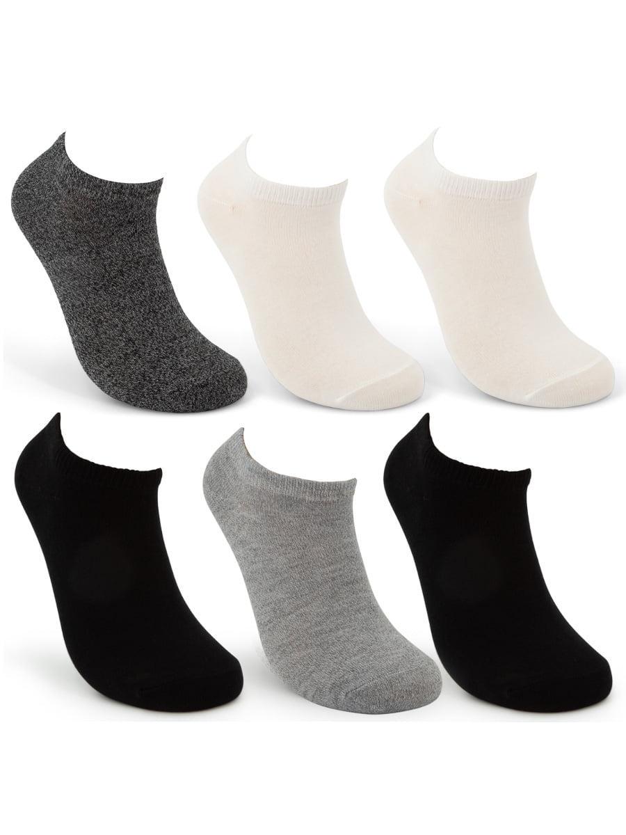Ladies Cushioned Sole Trainer Liner Sports Socks Running Gym Hiking 3-8 6 Pairs