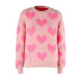 thumbnail image 4 of LUOGENLI Chandails pour Femmes en Coton à Col en V Tricot pour Femmes Chandail Mode Rose Taille m, 4 of 6