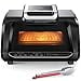 thumbnail image 3 of ACONEE Indoor Grill Air Fryer Combo - 7-in-1 Smokeless Electric Air Grill with See-Through Window, Non-Stick Removable Plates, Even Heat, and Silicon Tongs - 4Qt, 1750W, Up to 450Â°F, 3 of 4