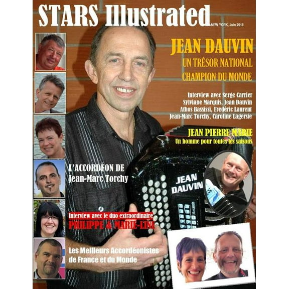 Stars Illustrated Magazine. Juin. 2018. En couleurs (Paperback)