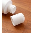 thumbnail image 5 of 4 oz / 120 ml White Plastic HDPE Refillable Cylinder Squeeze Bottle with White Disc Cap, 5 of 6