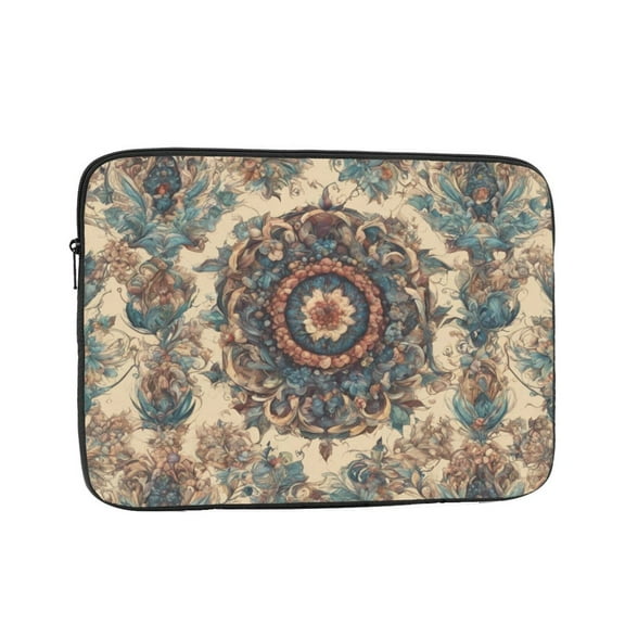 Bohemia Pattern Laptop Sleeve Bag Compatible With MacBook Air / Pro iPad MateBook Tablet Surface HP Lenovo Dell ASUS Acer Laptop Computer Protective Size: 10 inch