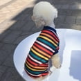 thumbnail image 3 of Popvcly Pet Clothes for Dog Cotton Rainbow Pajamas Puppy Pajama Baby Standards Cat Jumpsuit, L, 3 of 5