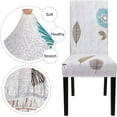 thumbnail image 2 of Printed Dining Room Chair Covers Set of 4, Stretch Kitchen Chair Covers Washable Parsons Chair Slipcover Removable Dining Chair Protectors for Hotel,Ceremony(Autumn Leaves), 2 of 6