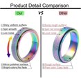 thumbnail image 5 of 1 Piece Anxiety Ring for Women Fidget Ring: Anxiety Relief Items Spinner Rings for Anxiety Fidget Rings for Anxiety for Women Anxiety Toys Anti Anxiety Relief Toys (Rainbow, 7,2.24"), 5 of 5