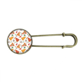 thumbnail image 1 of Delious Food Pizza Illustration Pattern Retro Metal Brooch Pin Clip Jewelry, 1 of 3