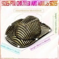thumbnail image 7 of Celivon Black Sequin Cowgirl Hat With Lights Carnival Casual Western Cowgirl Style Hat, 7 of 7