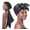 black, variant on SENGTERM 2 in 1 Wrap Cap Hair Net for Silk Press, Satin Scarf Hair Net Silk Press Wrap for Women Sleeping Curly Hair Care