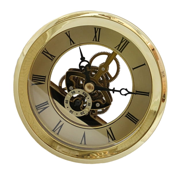 Reloj de Inserción con Números Sunnimix Borde Dorado