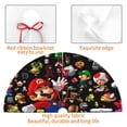 thumbnail image 4 of Yiaed Mario Print Christmas Tree Skirt , Tree SkirtsTree Mat for Christmas Winter Holiday Indoor Decorations-36", 4 of 7