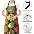 thumbnail image 6 of Lsque Spices And Herbs Waterproof Apron Chef Aprons for Men Heavy Duty Chemical Work Apron Extra Long Grilling Aprons with Adjustable Bib Apron, 6 of 9