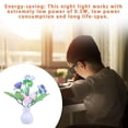 thumbnail image 3 of Matsuzay US Plug Night Light Sensor Control Bedside Wall Bedroom Automatic 220V Lamp Luminous Indoor Home LED Decor Party DIY Iluminación y accesorios Tipo 4 Púrpura, 3 of 6
