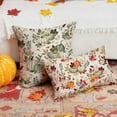 thumbnail image 4 of Fall Pillow Covers 18x18 inch Set of 2 Pumpkin Maple Leaf Flower Decorative Throw Pillow Case Autumn Thanksgiving Farmhouse Decoration for Home Couch, 4 of 6