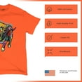 thumbnail image 4 of Tee Hunt Dean Russo Pit Bull T-Shirt Dog Paw Some Angels Have Fur Men's Tee, Orange, 3X-Large, 4 of 5
