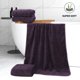 thumbnail image 5 of Juego de toallas de baño Cosy Family de microfibra, paquete de 4, color morado, 5 of 7