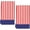 Flag, variant on Patriotic Star Kitchen Towels Dish Towels Set of 2, 18x26 Inch 4th of July Kitchen Decor Drying Dishcloth, American Flag Star Independence Day Decoration Hand Towels