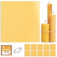 thumbnail image 1 of Kit de velas con láminas de cera de abeja Candleology, 10 unidades, mecha de algodón, 1 of 8
