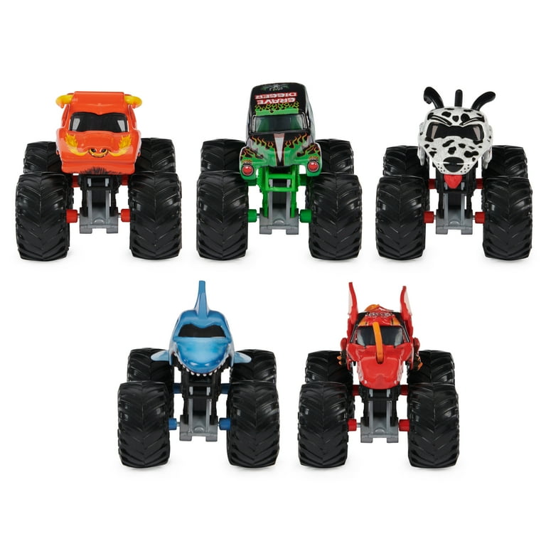 Monster Jam, Official Pit Party 5-Pack of 1:64 Scale Monster Truck