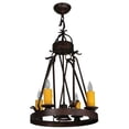 thumbnail image 4 of Meyda Tiffany 142973 Lakeshore 4 Light 19" Wide Taper Candle Multi Light Pendant, 4 of 5