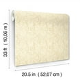 thumbnail image 5 of Chesapeake Sandee Butter Medallion Wallpaper, 20.5-in by 33-ft, 5 of 5