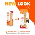 thumbnail image 4 of Nylabone Power Chew Textured Bone Dog Toy, Dog Chew Toy, Peanut Butter Flavor, Large, 1 Count, 4 of 14