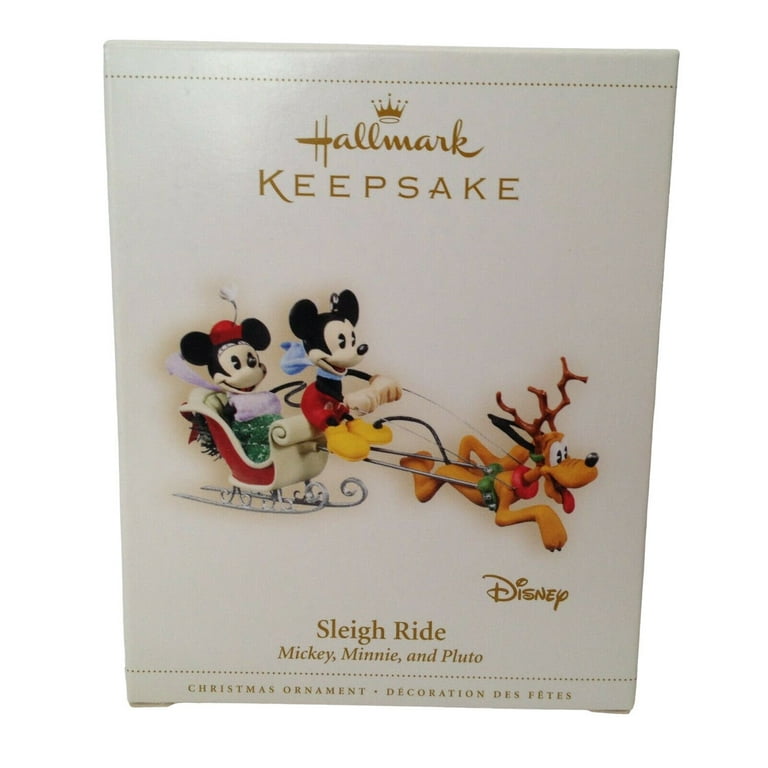 2006 Sleigh Ride (Mickey, Minnie, and Pluto) Hallmark Keepsake