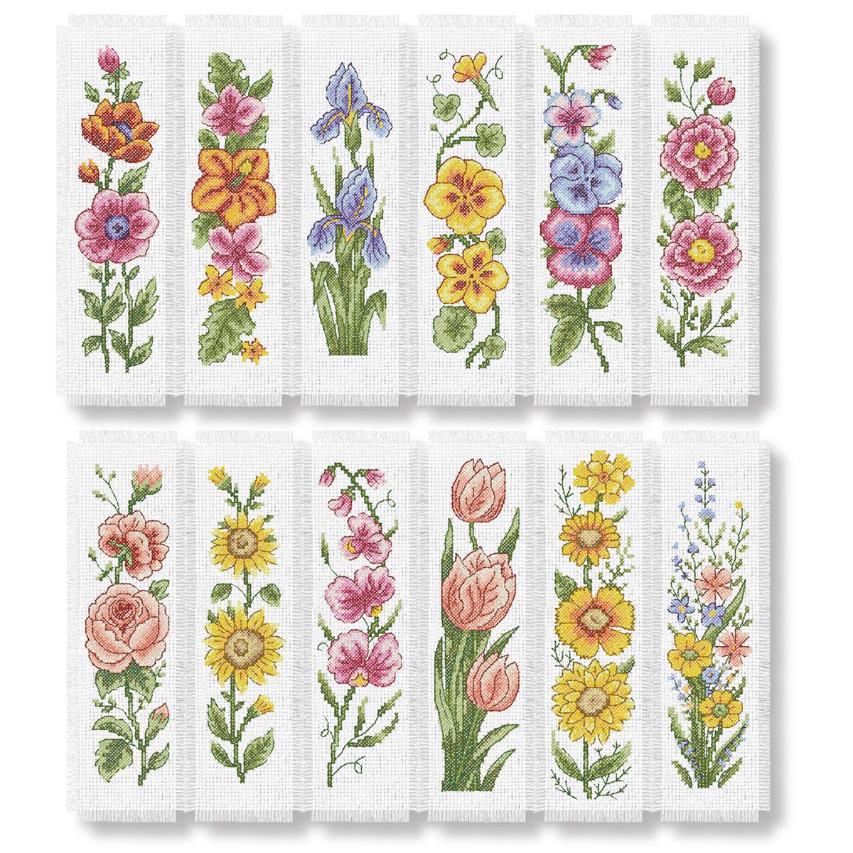 Herrschners® La Flora Bookmarks Counted Cross-Stitch Kit