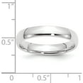 thumbnail image 3 of 14K White Gold 14Kw 4mm Ltw Comfort Fit Band Size 4 Made In United States wcfl040-4, 3 of 5