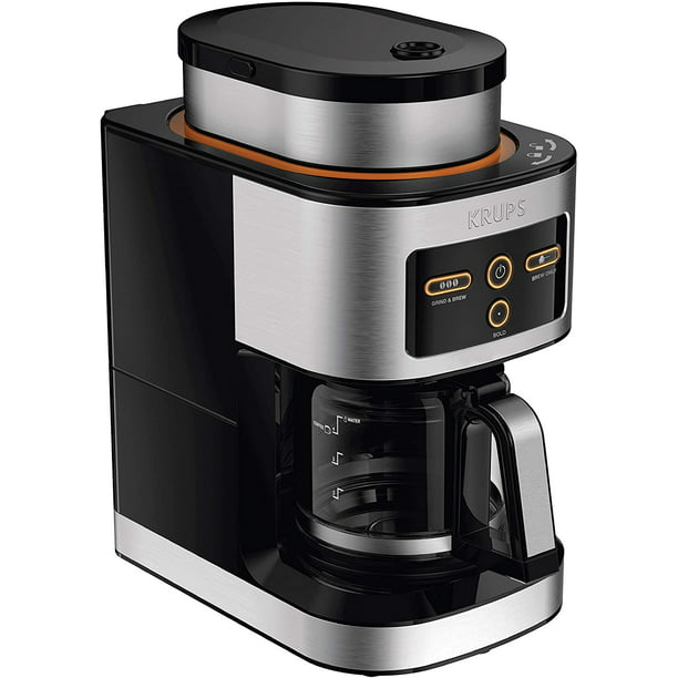 KRUPS KM550D50 Personal Grind Drip Maker Coffee Grinder, cups, - Walmart.com
