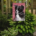 thumbnail image 2 of Carolines Treasures SC9272-FLAG-PARENT Border Collie Hearts Love and Valentines Day Portrait Flag  multicolor, 2 of 2