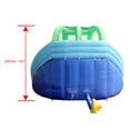 ALEKO Commercial Inflatable Dual Water Slide Bounce House with Splash