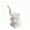 White-A, variant on Creative Ceramic Elephant Figurine, Mini Desktop Ornament, Artistic Craft Decoration for Home Interior, Living Room, Bedroom and Office Tabletop Display Decor, White-A