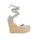 thumbnail image 2 of Alpargata De Plataforma Con Yute Natural Micro Suede Durazno Gris Para Mujer Platonia OFELIA-03-GRIS, 2 of 6