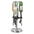 thumbnail image 1 of OGGI Professional 3-Bottle Revolving Liquor Dispenser Stainless Steel, 1 of 5
