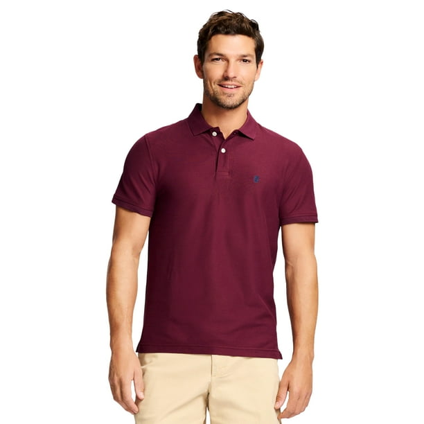 Camisa Polo IZOD Ajustada Advantage Color Higo Talla Extra Grande