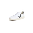 thumbnail image 1 of Tenis Veja V-10 CWL para hombre en piel sintética blanca/negra, 1 of 4