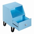 thumbnail image 5 of Furniture of America Jilah Modern Wood Storage End Table in Light Blue, 5 of 5