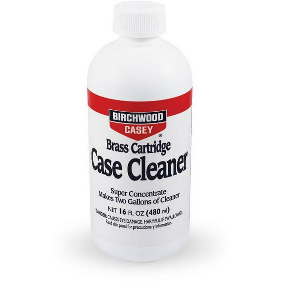BIRCHWOOD CASEY BRASS CASE CLEANER CONCENTRATE 16 OZ