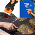 thumbnail image 4 of Raspador de cuchillas de afeitar, 2 raspadores de vidrio y raspador de mango largo, juego de herramientas de raspador de cuchillas de afeitar con 10 cuchillas de metal y 10 cuchillas de plástico para, 4 of 5