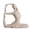 A Large, variant on KGJQ Zen Yoga Sculpture, Sandstone Textured Resin Meditation Figurine, Abstract Yoga Pose Decor for Living Room & Bookself, Home Accessories Gift