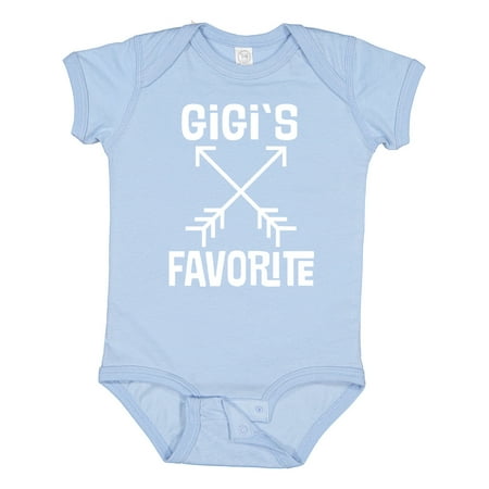 

Inktastic Gigi Favorite Grandchild Gift Baby Boy or Baby Girl Bodysuit