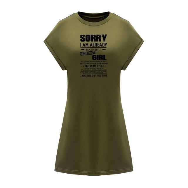 Vestido corto de verano para mujer, vestido casual de mujer para vacaciones, viajes. S