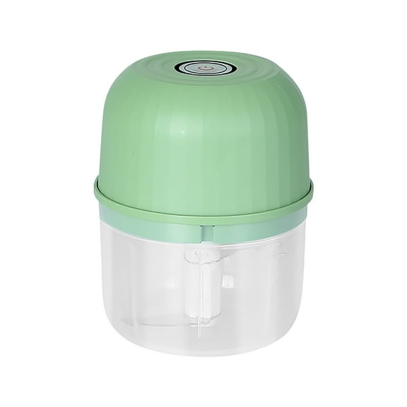 JeashCHAT Electric Garlic Chopper, Kitchen Mini Portable Vegetable Chopper 260ML Garlic Grinder Onion Chopper Blender Wireless Food Processor for Ginger Chili Meat, Mint Green