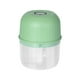 thumbnail image 2 of Molinillo y picador de ajo eléctrico inalámbrico | Cuchilla de acero inoxidable recargable por USB | Capacidad de 260 ml | Funcionamiento con un solo botón | Fácil de limpiar | Incluye cable de, 2 of 8