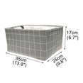 thumbnail image 4 of Unique Bargains Fabric Storage Bin Box with Handles Laundry Baskets Organizer for Closet, 4 of 9