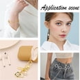 thumbnail image 6 of 300 Pcs Open Jump Rings Assortment Kit Plum Blossom/Square/Ring Connectors Metal Linking Rings Twisted Lines Rings for Earring Necklace Bracelet Jewelry Making, 6 of 6