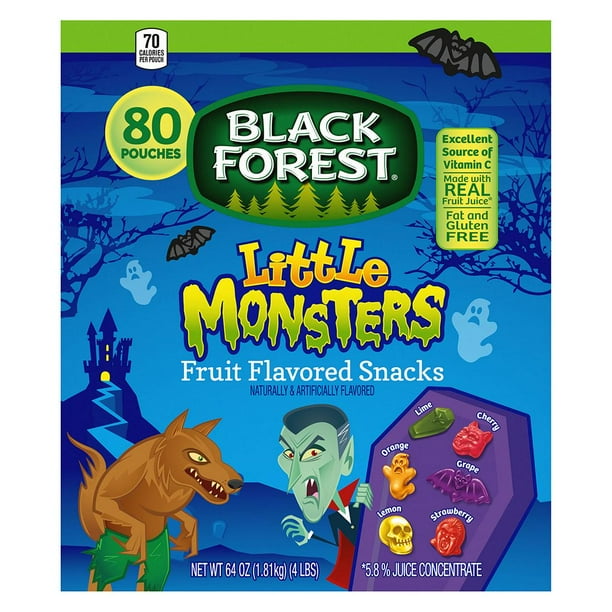 Black Forest Little Monsters Fruit Snacks, 80 ct.